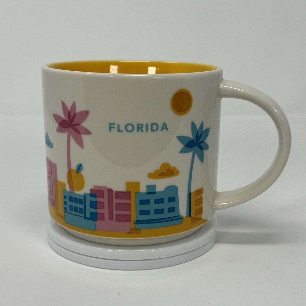 Starbucks Coffee Florida "You are Here" Collection Global City Mug Cup 16 Oz